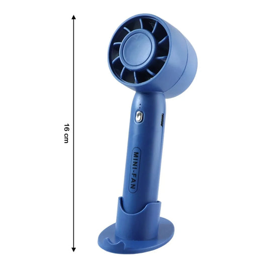 Portable Rechargeable Mini Handheld Fan with Phone Stand