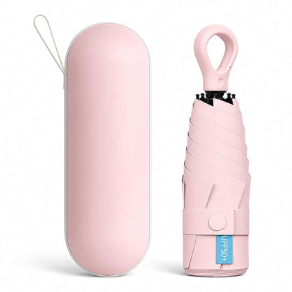 Mini Umbrella with Case for Men & Women