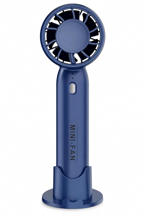 Portable Rechargeable Mini Handheld Fan with Phone Stand