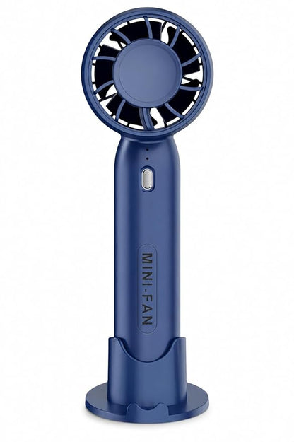 Portable Rechargeable Mini Handheld Fan with Phone Stand