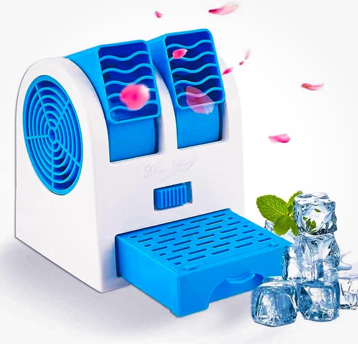 Mini Portable Air Cooler Fan with Adjustable Dual Air Vents