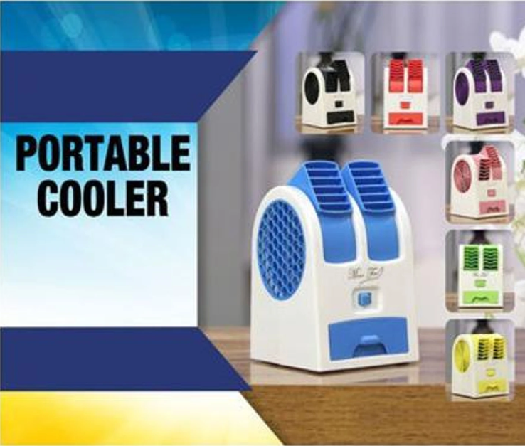 Mini Portable Air Cooler Fan with Adjustable Dual Air Vents