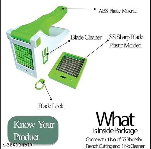 Manual French Fry Cutter & Vegetable Slicer