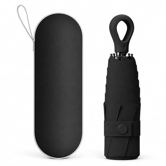 Mini Umbrella with Case for Men & Women