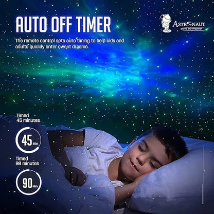 Astronaut Galaxy Star Projector with Remote Control – LED Nebula Night Light for Bedroom & Home Décor