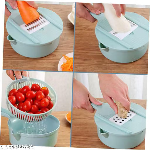 9-in-1 Multifunction Vegetable Slicer & Grater Set