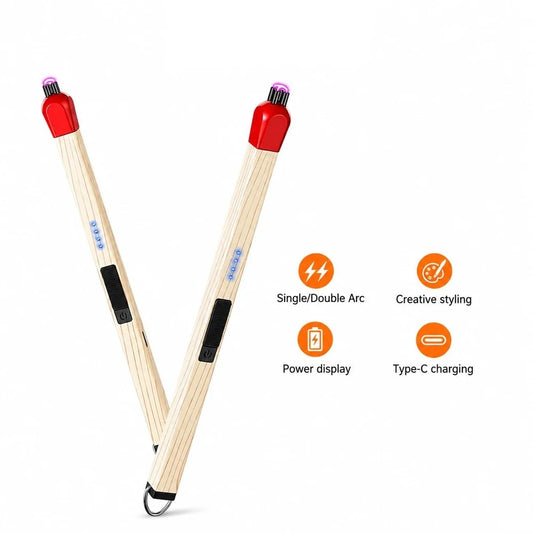 USB Rechargeable Electric Arc Lighter for Gas Stoves & Candles