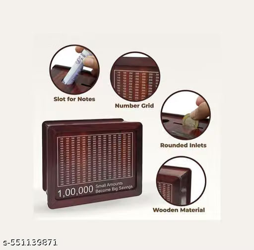 ₹1,00,000 Savings Challenge Money Box
